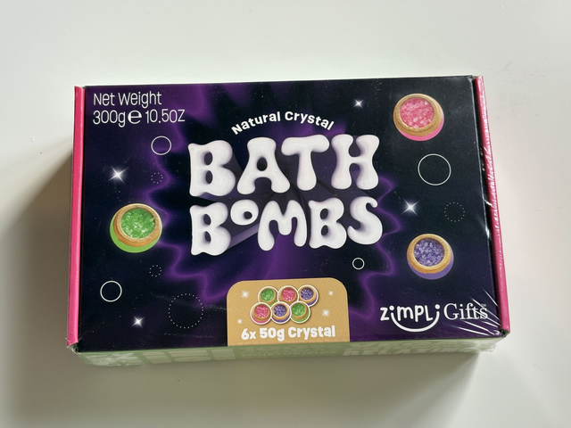 Crystal geode bath bombs - child safe from 6+