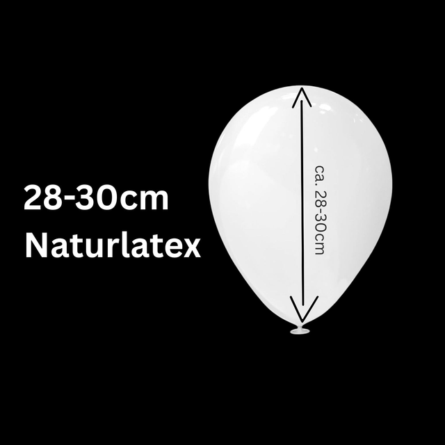 Weiße Latexballons 28-30cm