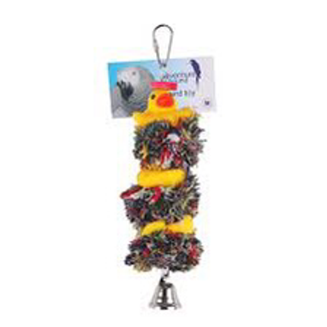Sky Pet Products Duck &amp; Bell Parrot Toy 
