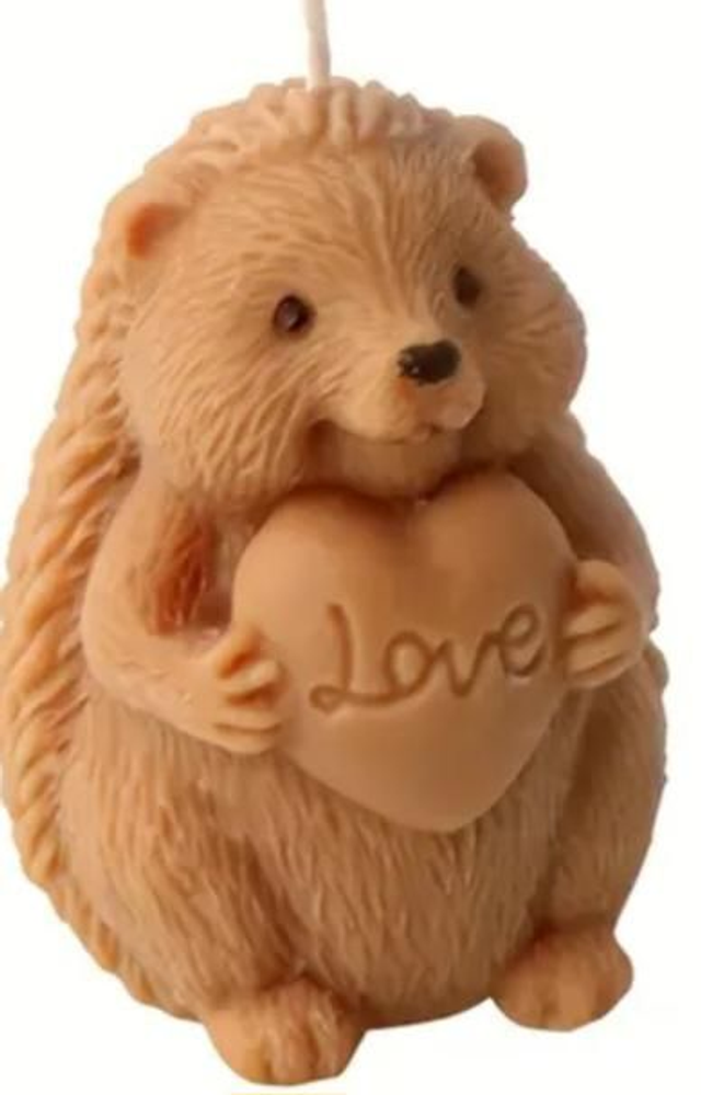 BOUGIE " HÉRISSON " LOVE