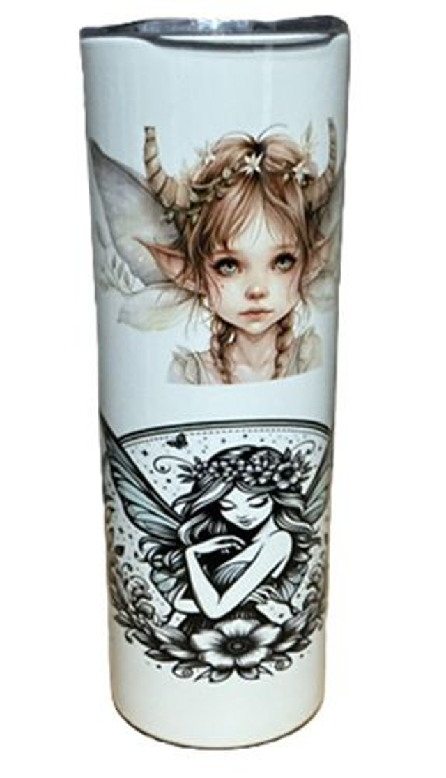 Fairy Magic - 20 oz Stainless Steel Straight Skinny Tumbler