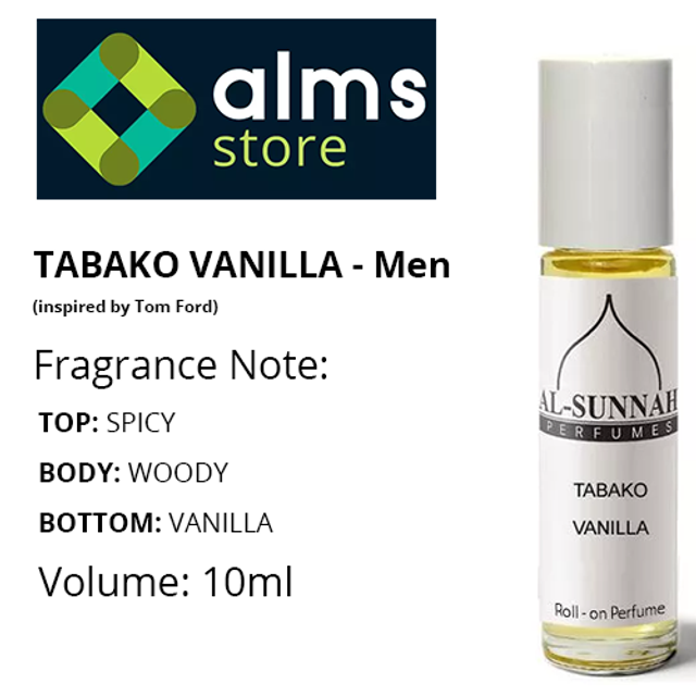 Tabako Vanilla Men 10ml Roll-on