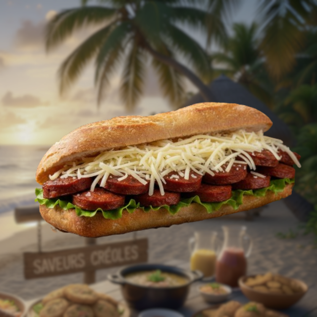 Sandwich S12 : Merguez, Fromage