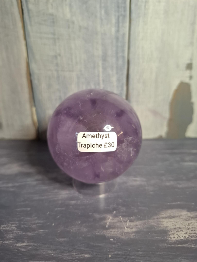 Amethyst Trapiche Sphere