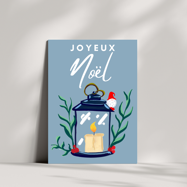 Cartes de Noël - Lanterne