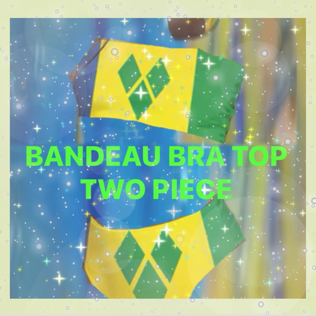  🇻🇨SVG BEQUIA COLLECTION BANDEAU TWO PIECE