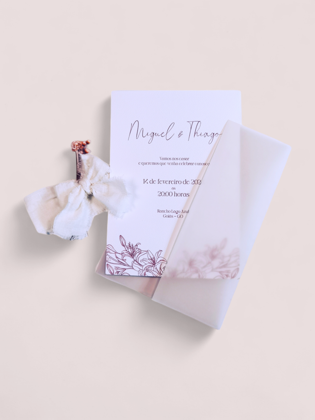 Casamento Floral Lírios - cod.207