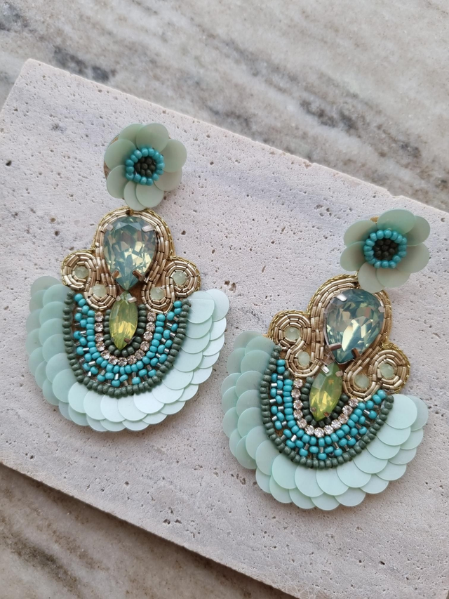 Ohrringe BALLROOM türkis