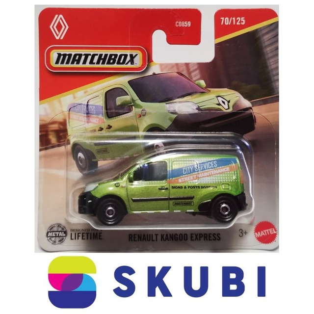Renault Kangoo Express City Services Street Maintenance Signs & Posts Division - Matchbox 70/125
