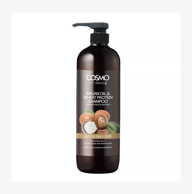 Cosmo Argan Oil &amp; Wheat Protein Shampoo 1000ml