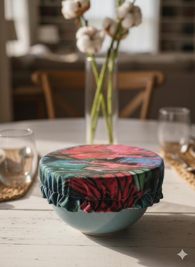 Couvre plat textile taille s multicolore