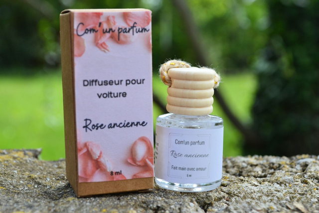 Diffuseur pour voiture Rose Ancienne 8ml