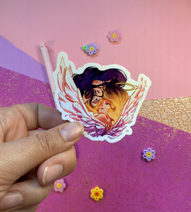 Fear of inner angel (Original Art)