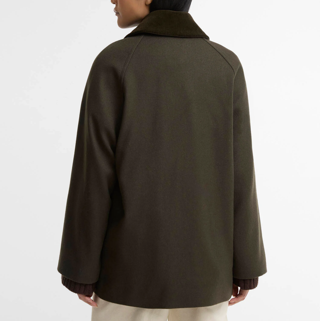 Barbour Women's Bedale Wool Coat Olive / Shadow Classic