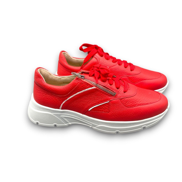 Vitaform Damen Sneaker Hirschleder Koralle Shock Absorber Sohle Liz Gr 40