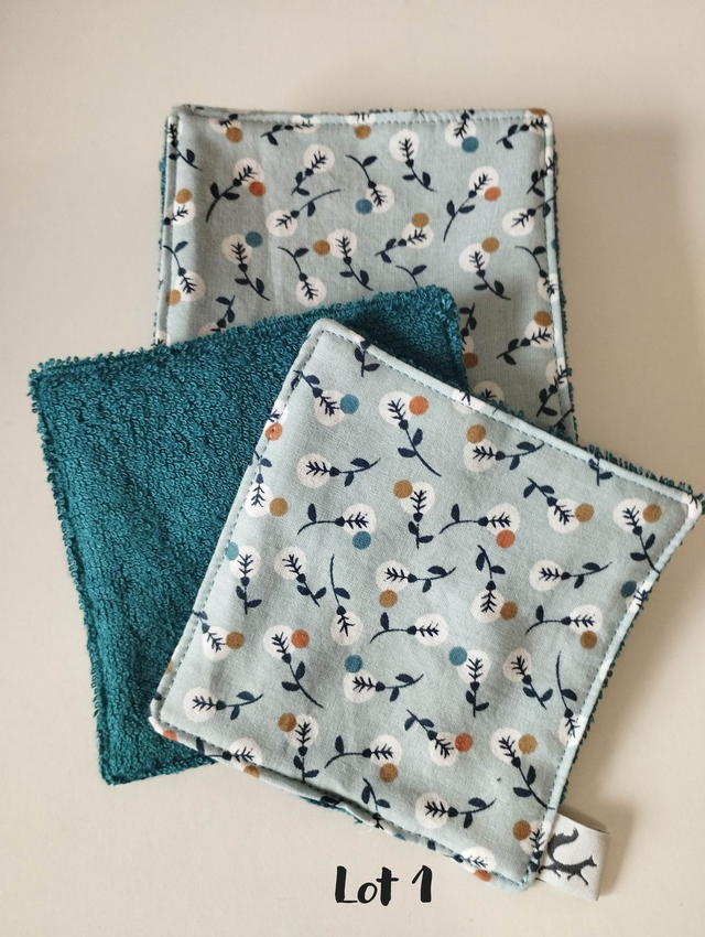 Lingettes lavables - lot
