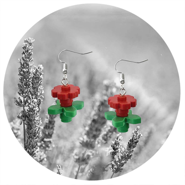 Fabuland flower earrings