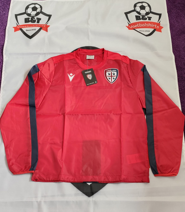 Cagliari Macron Windbreaker Training Top 2019-20 