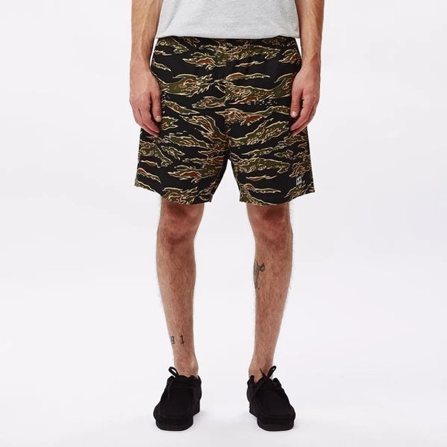 522PA64 - Pantaloncino OBEY camouflage in ripstop- perfetto anche come costume