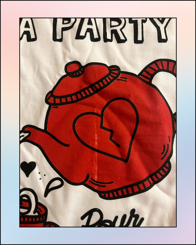 SOLD OUT - Misprint "Pour Your Heart Out" XL Tee!