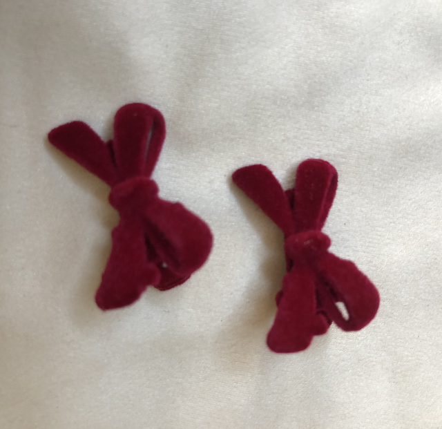 Mini noeud All Velours