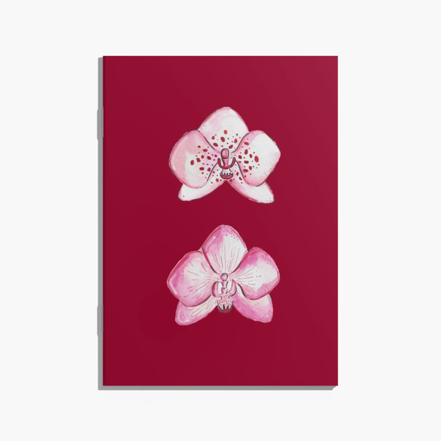 Carnet orchidée A5 à points – 80 pages