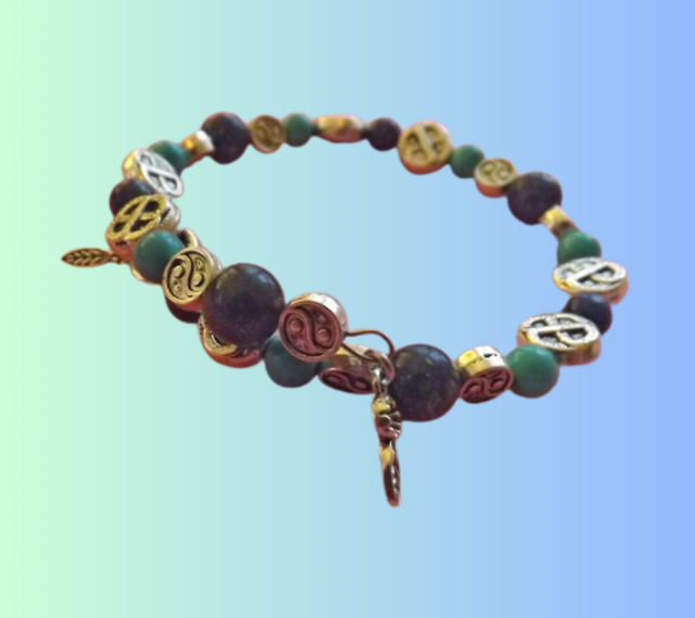 A Bracelet celtique Jude bleu 