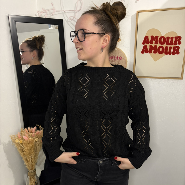 Pull Lucie Noir 