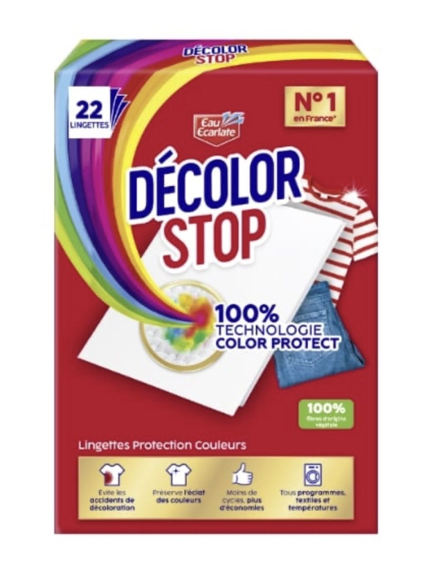 DECOLOR STOP Lingettes Protection Couleurs x40