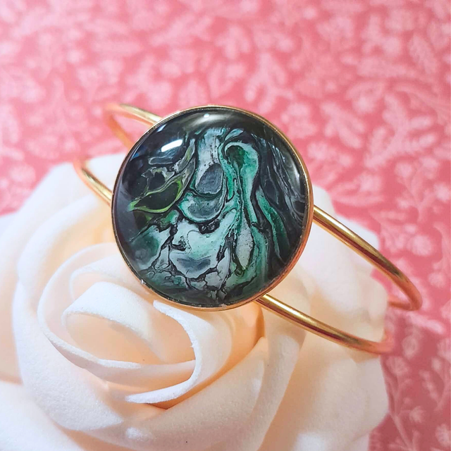 LOU - Bracelet jonc - Métal doré