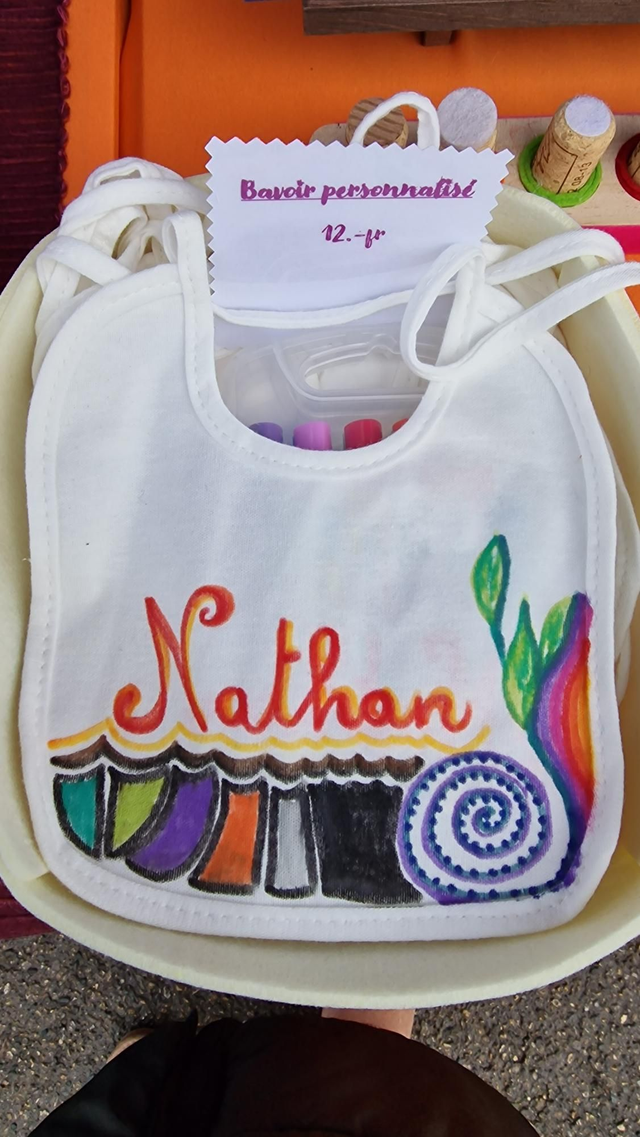 Bavoir personnalisé