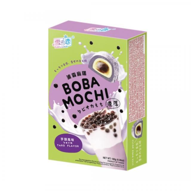 Yuki &amp; love  Boba Mochi Taro 180g