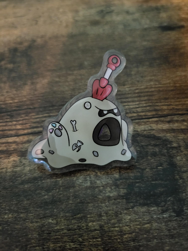 Sandygast Acrylic Pin