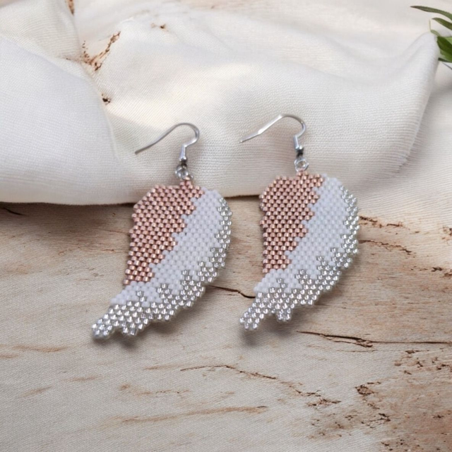 Boucles d&#039;oreilles ailes d&#039;ange