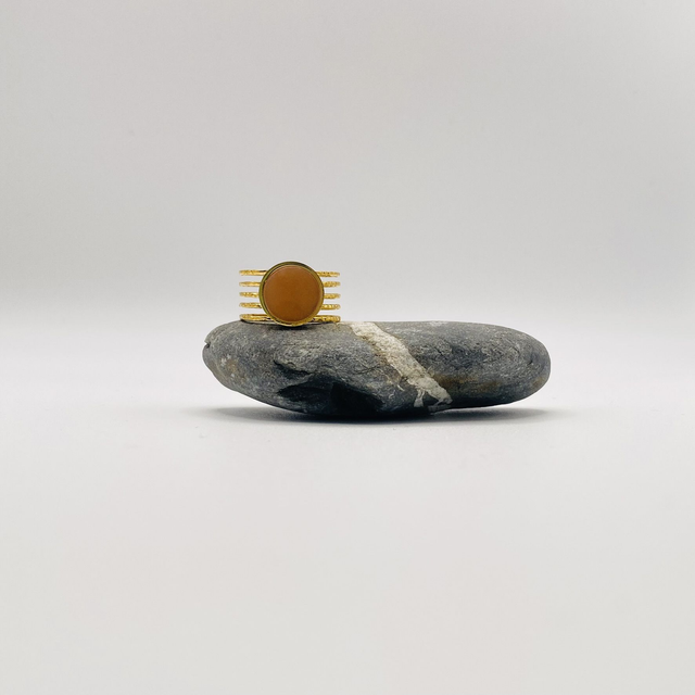Bague Olympe - lune orange