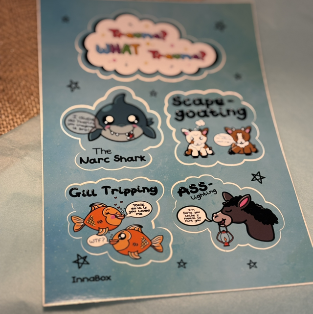 Trauma Stickers Sheet