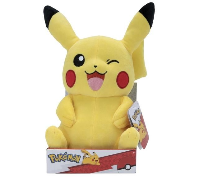 Jazwares Pokémon Plush Figure Pikachu Winking 30 Cm