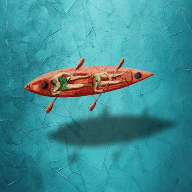 Carré B.-  L'équilibre sur l'eau