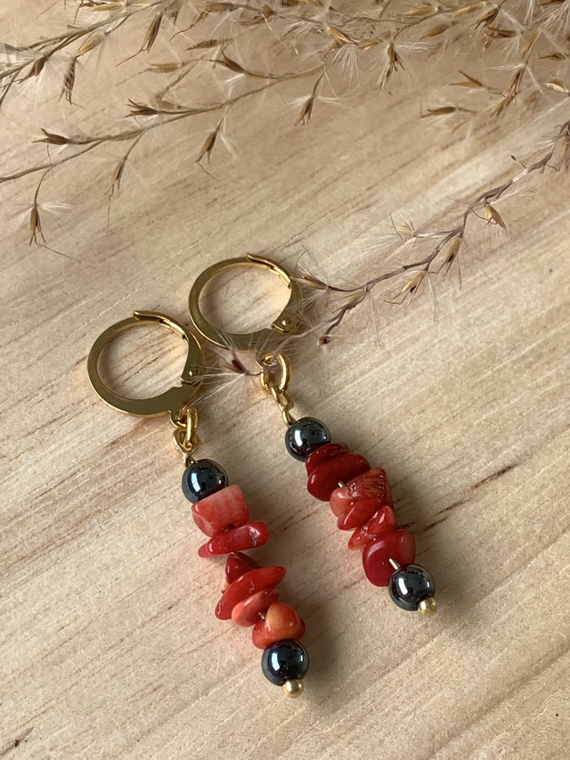 Boucles d'oreilles Coralya