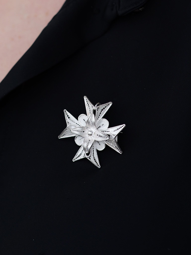 Maltese Cross 2-in-1 Brooch/Pendant