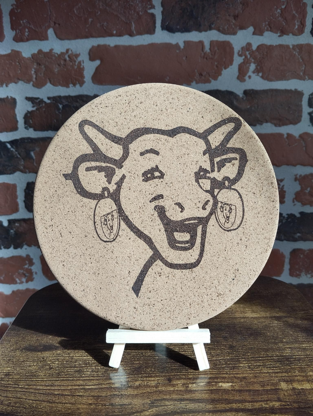 🧀 Dessous de plat en liège – La Vache qui Rit 🐮