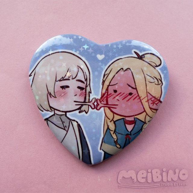 fallin x marcille - pin serduszko 