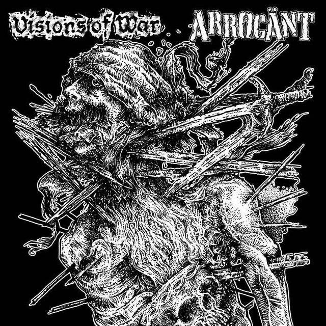 Visions Of War / Arrogänt : Split CD / Digipack (2021)