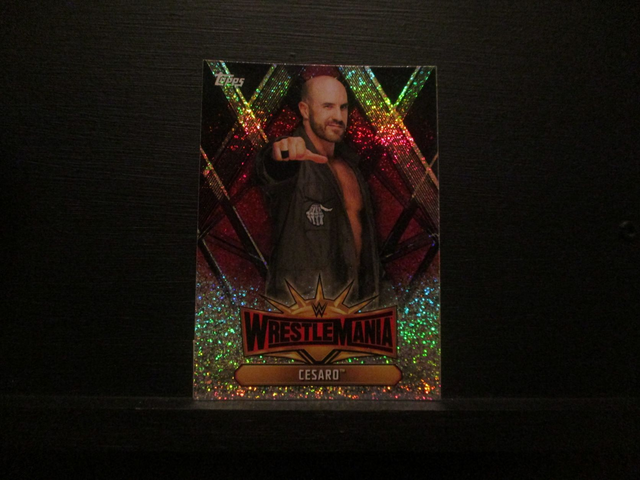 Cesaro - Champions Wrestlemania Original Trading Card #WM-28