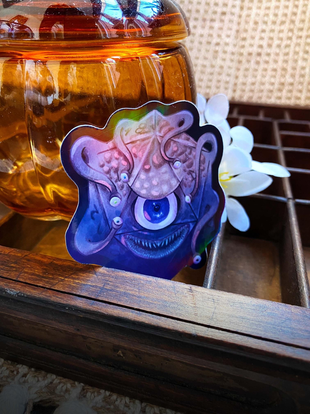 Beholder Holographic Sticker