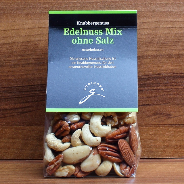Edelnuss Mix mit Meersalz von Gurinder