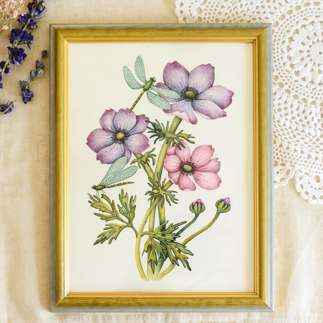 &quot;Purple Dreams&quot; original watercolor painting