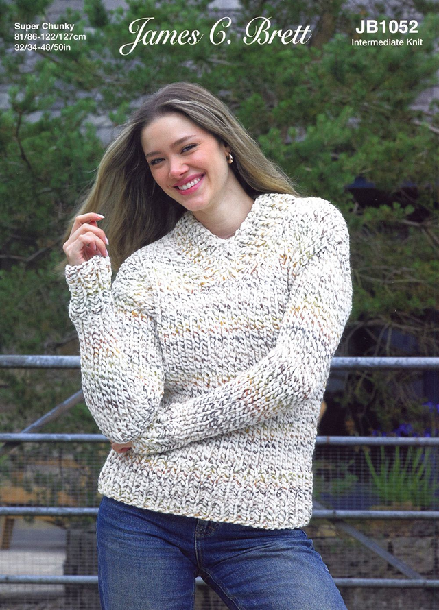 JB1051 Ladies Jumper Pattern