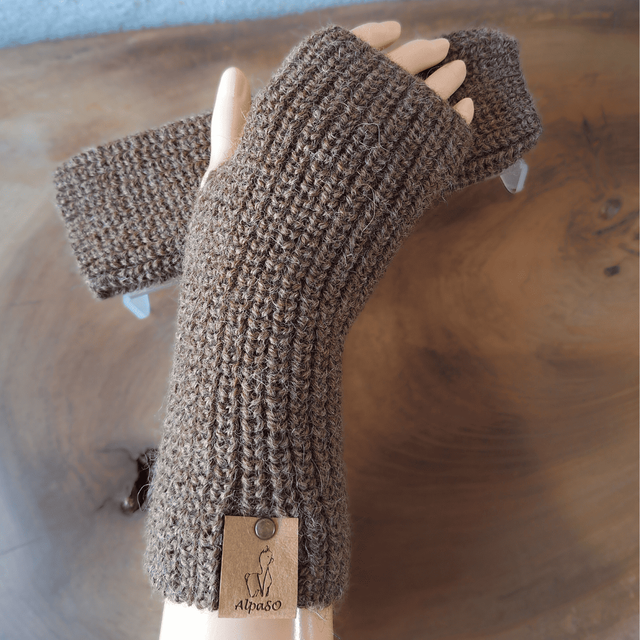 Mitaines marron - collection immuable