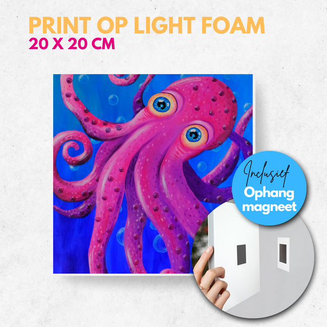 Octopus | Light foam met magneet